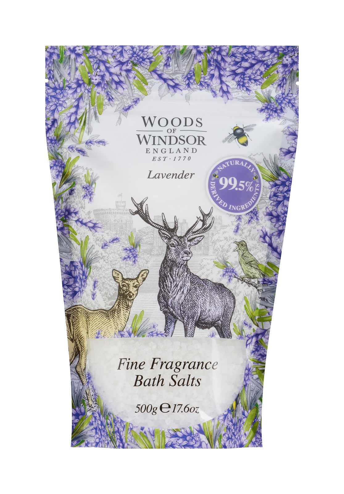 Lavendel Badesalz 500 g _ Woods of Windsor England Est · 1770